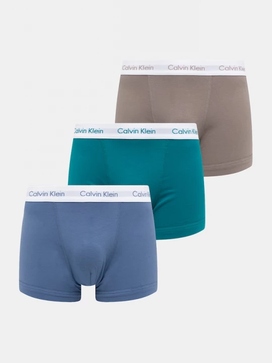 Obrázek produktu Calvin Klein Underwear boxerky pánské bavlněné elastanem 3-pack tyrkysová