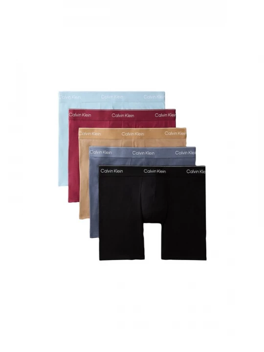 Obrázek produktu Calvin Klein Underwear Boxerky velbloudí / světlemodrá / vínově červená / černá