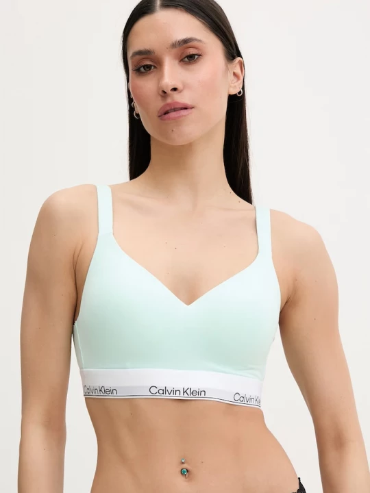 Obrázek produktu Calvin Klein Underwear braletka bavlnou tyrkysová