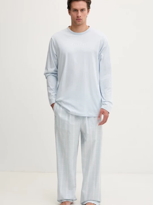 Obrázek produktu Calvin Klein Underwear Dvoudílné pyžamo pánské bavlněné modrá