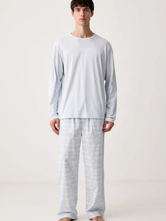 Obrázek produktu Calvin Klein Underwear dvoudílné pyžamo pánské bavlněné modrá