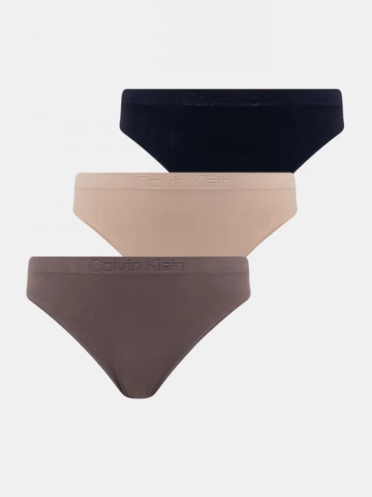 Obrázek produktu Calvin Klein Underwear kalhotky dámské 3-pack hnědá
