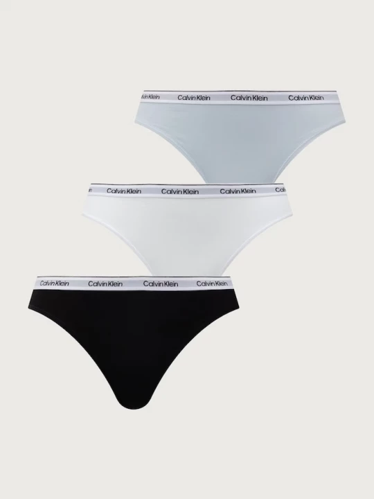 Obrázek produktu Calvin Klein Underwear kalhotky dámské bavlněné s elastanem 3-pack modrá