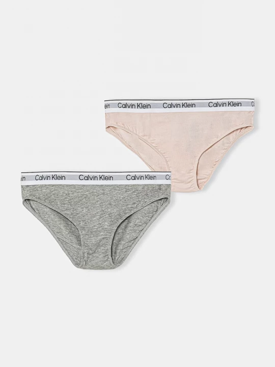 Obrázek produktu Calvin Klein Underwear kalhotky dětské bavlněné s elastanem 2-pack růžová