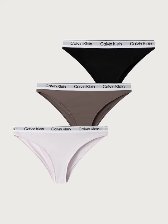 Obrázek produktu Calvin Klein Underwear kalhotky dětské bavlněné s elastanem 3-pack fialová
