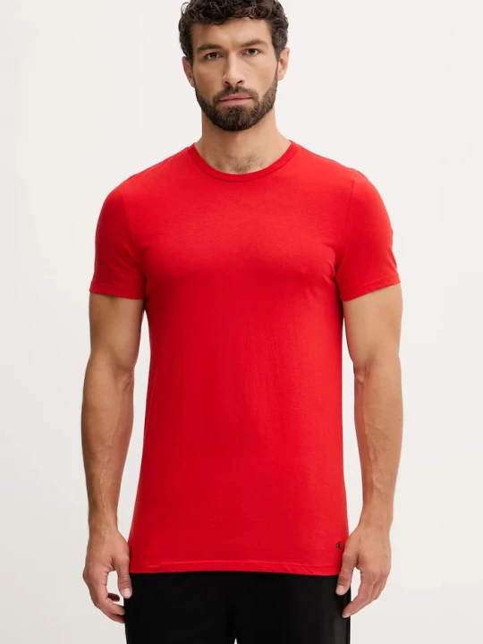 Obrázek produktu Calvin Klein Underwear loungwear tričko pánské bavlněné 3-pack červená