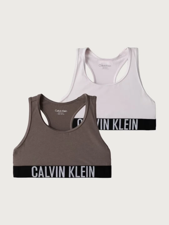 Obrázek produktu Calvin Klein Underwear podprsenka dětská bavlněná s elastanem 2-pack fialová