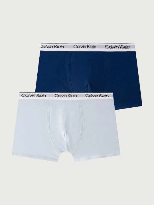 Obrázek produktu Calvin Klein Underwear přiléhavé boxerky dětské bavlněné s elastanem 2-pack modrá