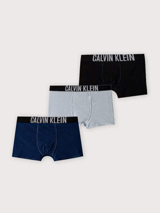 Obrázek produktu Calvin Klein Underwear přiléhavé boxerky dětské bavlněné s elastanem 3-pack námořnická modř
