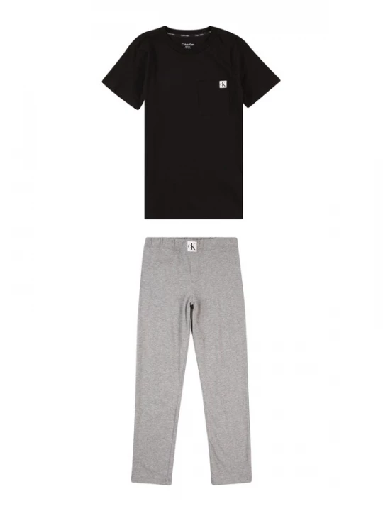 Obrázek produktu Calvin Klein Underwear Pyžamo šedý melír / černá / bílá