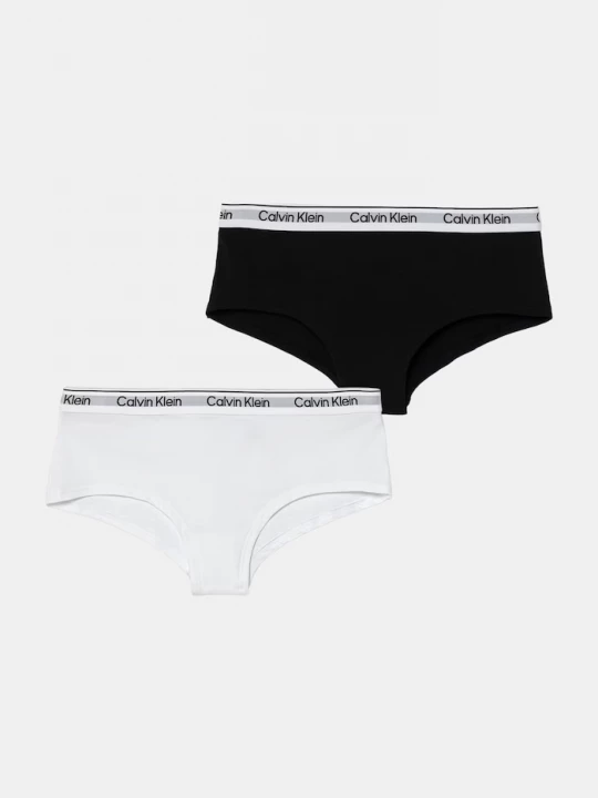 Obrázek produktu Calvin Klein Underwear slipy dětské bavlněné s elastanem 2-pack černá