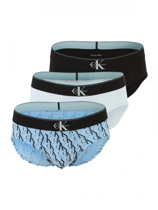 Obrázek produktu Calvin Klein Underwear Slipy nebeská modř / pastelová modrá / černá / bílá