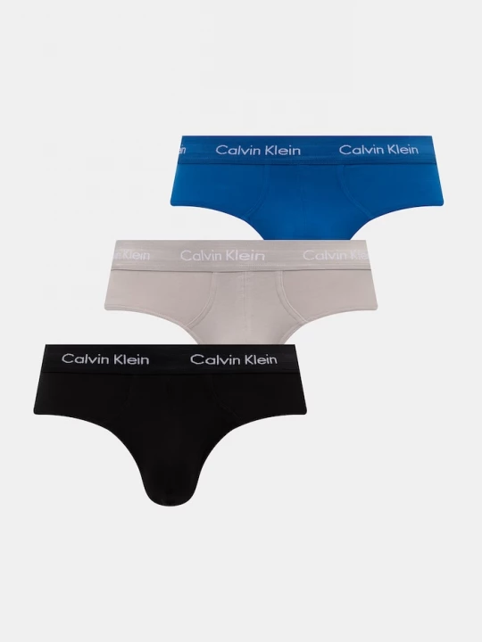 Obrázek produktu Calvin Klein Underwear slipy pánské bavlněné s elastanem 3-pack modrá