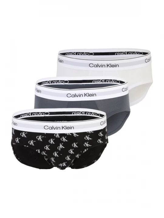Obrázek produktu Calvin Klein Underwear Slipy šedá / černá / bílá
