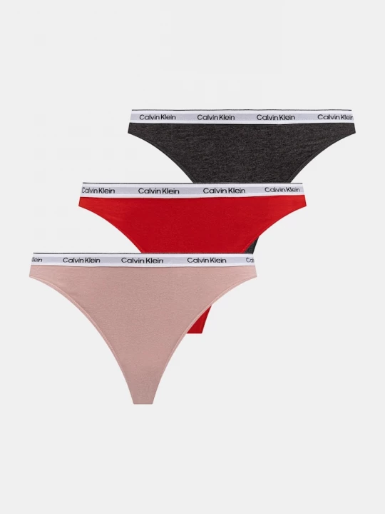 Obrázek produktu Calvin Klein Underwear Tanga Calvin Klein Underwear 3-pack červená