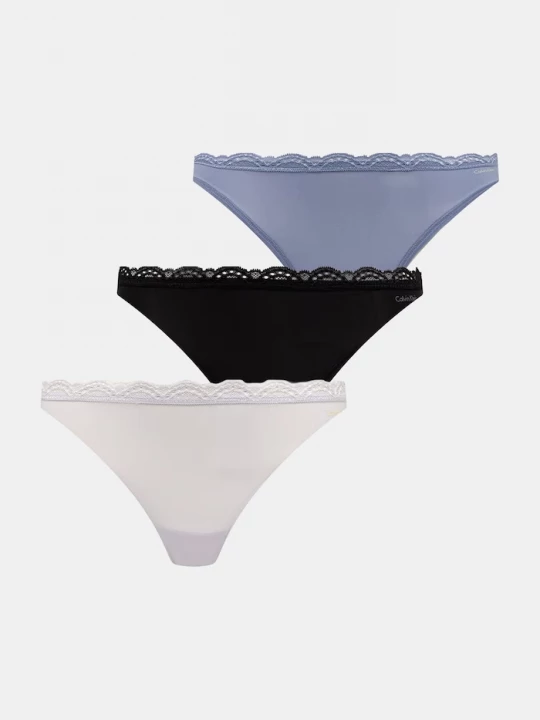 Obrázek produktu Calvin Klein Underwear tanga dámské 3-pack fialová