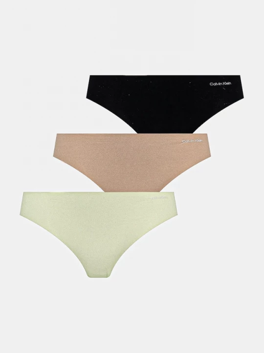 Obrázek produktu Calvin Klein Underwear tanga dámské 3-pack zelená
