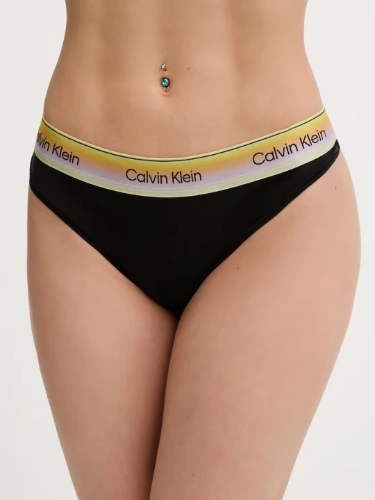 Obrázek produktu Calvin Klein Underwear tanga dámské s bavlnou černá
