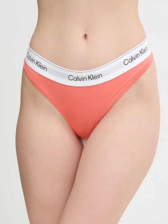Obrázek produktu Calvin Klein Underwear tanga dámské s bavlnou oranžová