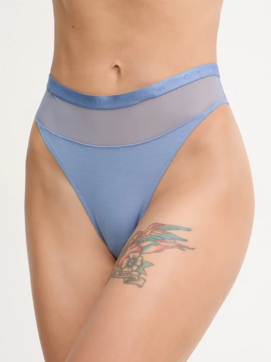 Obrázek produktu Calvin Klein Underwear tanga dámské s modalem modrá