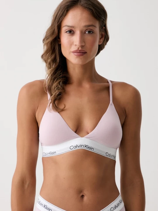 Obrázek produktu Calvin Klein Underwear trojúhelníková podprsenka bavlnou růžová