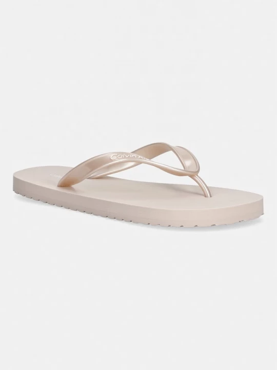 Obrázek produktu Calvin Klein žabky dámské FLIP FLOP TPU METALLIC růžová