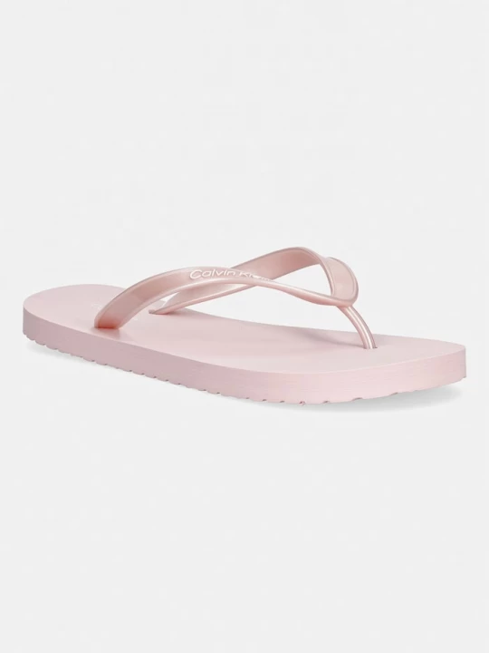 Obrázek produktu Calvin Klein žabky dámské FLIP FLOP TPU METALLIC růžová