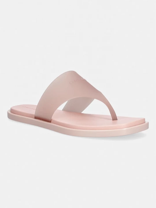 Obrázek produktu Calvin Klein žabky dámské JELLY SANDAL THONG MAT TRAN TPU růžová