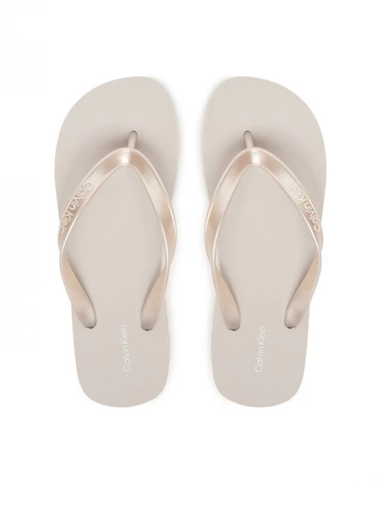 Obrázek produktu Calvin Klein Žabky Flatform Flip Flop Met Tpu HW0HW03120 Stříbrná