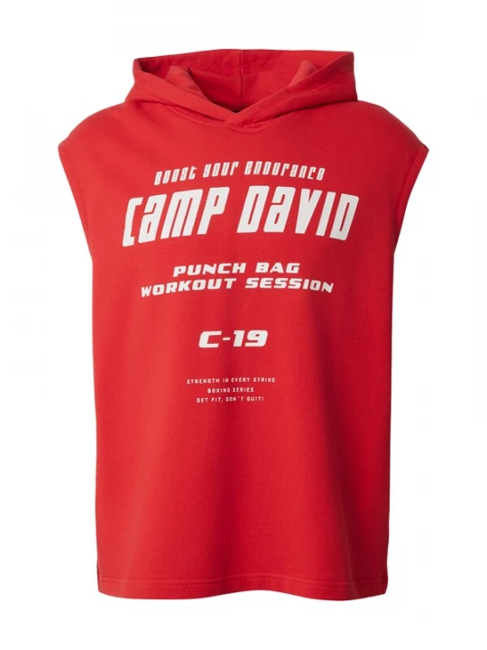 Obrázek produktu CAMP DAVID Mikina jasně červená / bílá