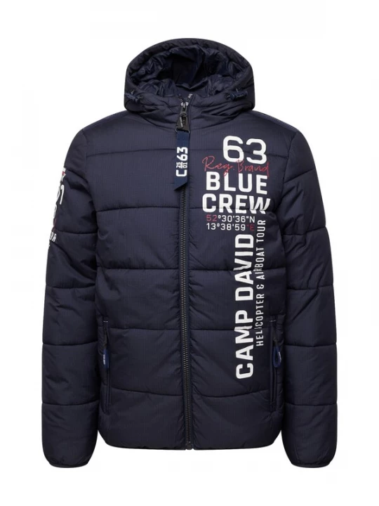 Obrázek produktu CAMP DAVID Přechodná bunda  marine modrá / tmavě červená / bílá