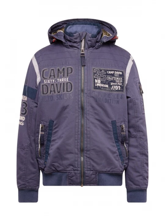 Obrázek produktu CAMP DAVID Přechodná bunda  modrá / marine modrá / bílá