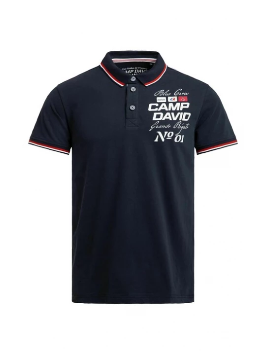 Obrázek produktu CAMP DAVID Tričko 'French Coast I' marine modrá / červená / bílá