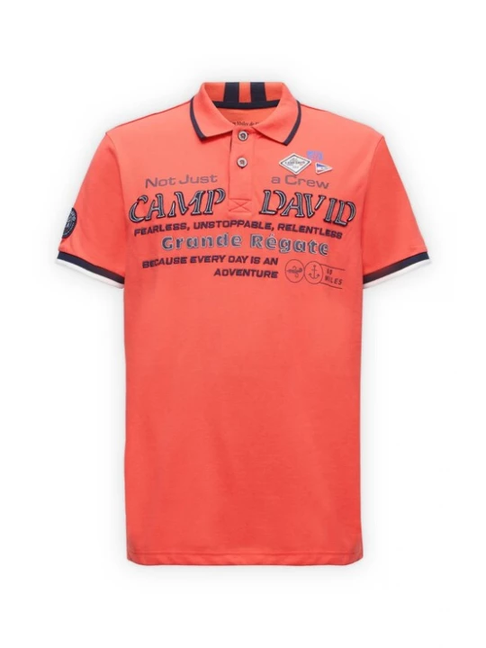 Obrázek produktu CAMP DAVID Tričko 'French Coast I' námořnická modř / světle červená / bílá