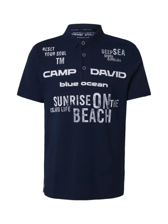Obrázek produktu CAMP DAVID Tričko marine modrá / bílá