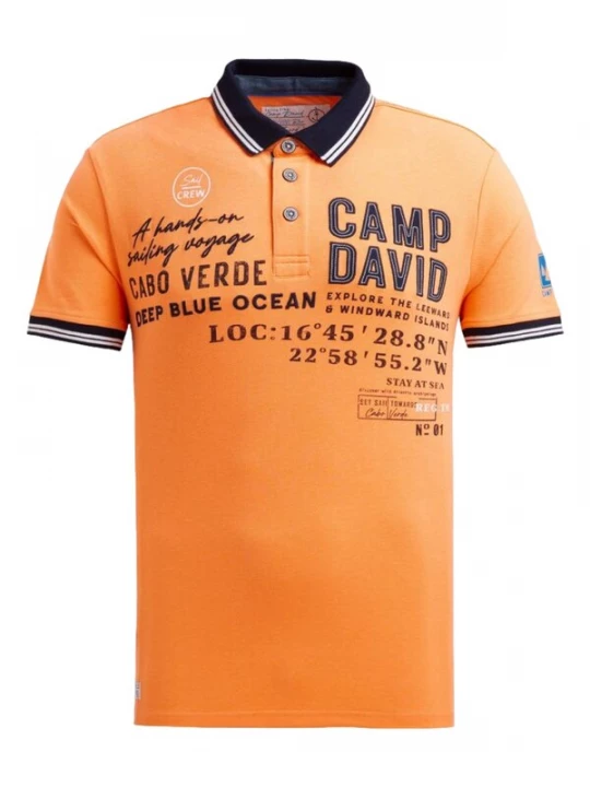 Obrázek produktu CAMP DAVID Tričko oranžová / černá / bílá