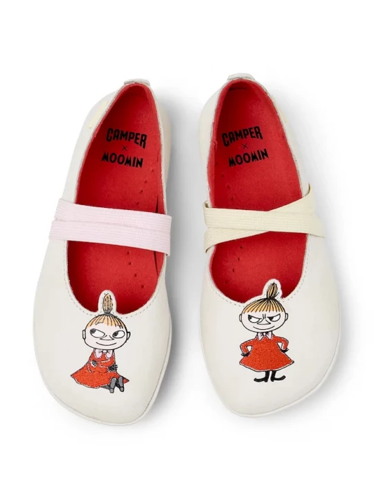 Obrázek produktu Camper Dětské kožené baleríny Camper TWS Kids by Moomin béžová