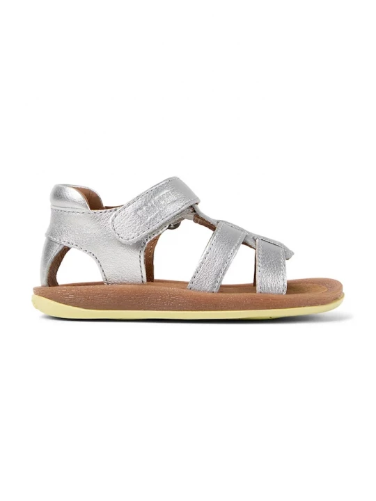 Obrázek produktu Camper Dětské kožené sandály Camper Bicho FW stříbrná