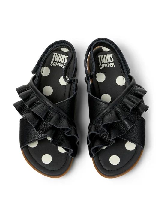Obrázek produktu Camper Dětské kožené sandály Camper TWS Kids černá