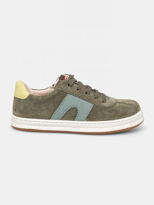 Obrázek produktu Camper Dětské kožené sneakers boty Camper Runner Four Kids zelená