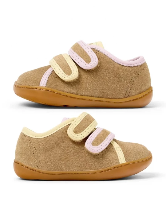 Obrázek produktu Camper Dětské nubukové polobotky Camper TWS FW hnědá