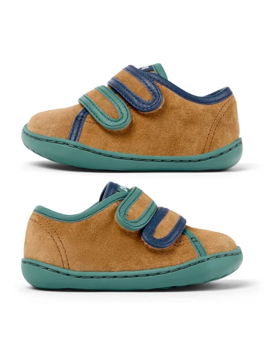 Obrázek produktu Camper Dětské nubukové polobotky Camper TWS FW hnědá