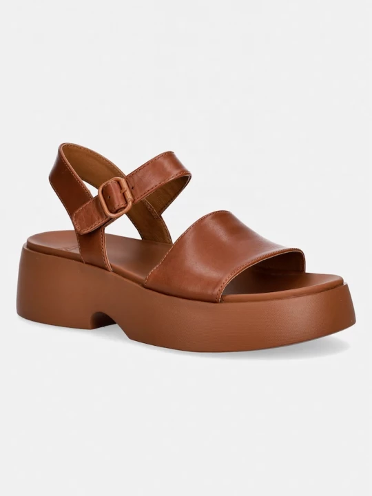 Obrázek produktu Camper Kožené sandály Camper Tasha hnědá