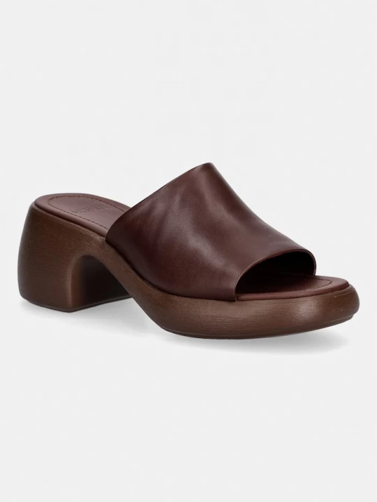 Obrázek produktu Camper pantofle na sloupku dámské kožené Thelma Sandal hnědá