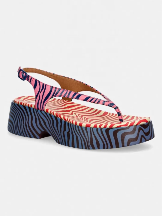 Obrázek produktu Camper sandály na platformě dámské kožené Tasha růžová