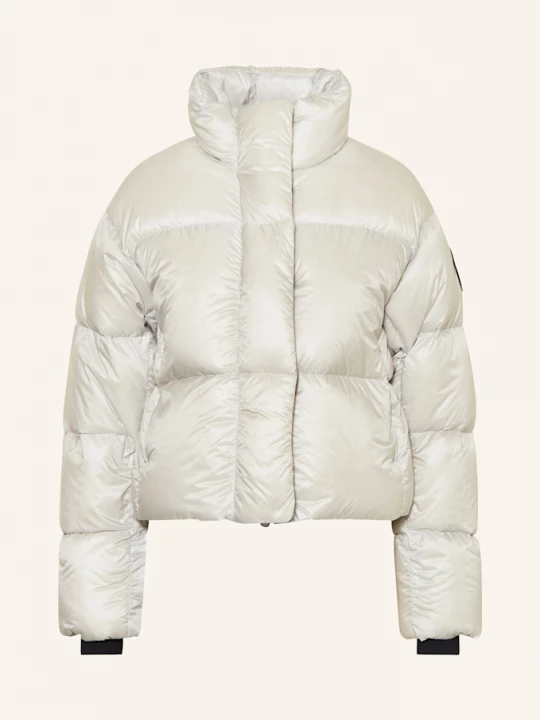 Obrázek produktu Canada Goose Cropped Péřová Bunda Cypress světle šedá