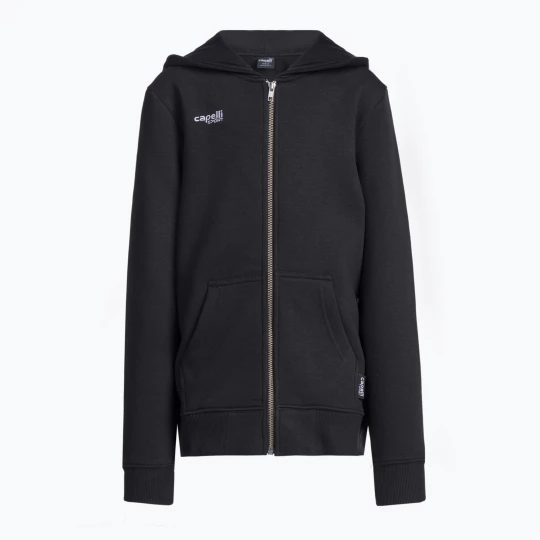 Obrázek produktu Capelli Basics Youth Zip Hoodie fotbalová mikina černá CAPELLI NEW YORK