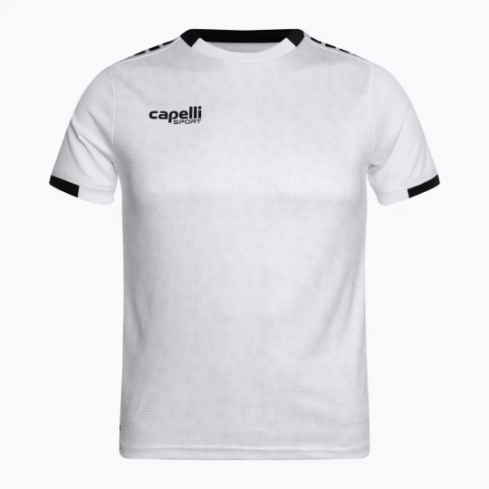 Obrázek produktu Capelli Cs III Block Youth fotbalové tričko bílé / černé CAPELLI NEW YORK