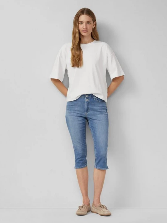 Obrázek produktu Capri džíny Betsy / Slim Fit / Mid Rise / Slim Leg s.Oliver modrá
