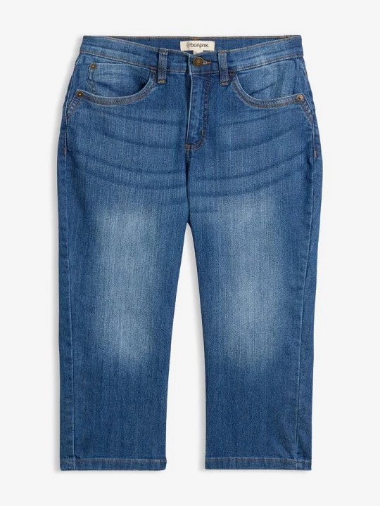Obrázek produktu Capri džíny, Mid Waist, Slim Fit BonPrix